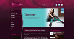 Desktop Screenshot of frockupdancewear.com.au